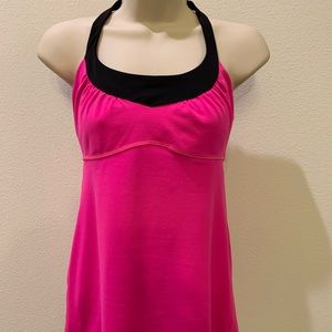 Lululemon Bright Pink Scoopneck Racerback top